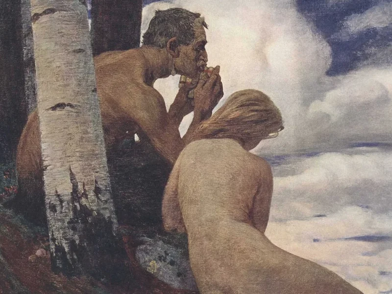 1856-Georg Müller Breslau - Fauno e Ninfa